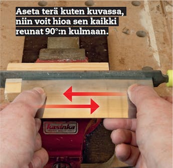 Siklin teroittaminen Siklin teroitus työkuntoon